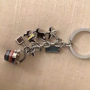 Authentic Coach Keyring NWOT featuring enameled sand bucket with shovel, so cute